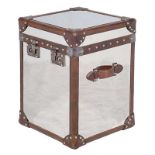 Paris Trunk-Vac With Crest 41.5 X 41.5 X 56cm Borrowing Inspiration And Details From The Vintage