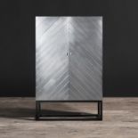 Defender Cupboard-Ali 122 X 53 X 190cm A Sleek And Modern Manifestation Of Aluminium, The Defender