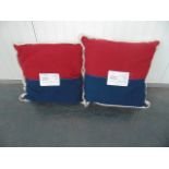 Coastal D Signal Cushion 60x60cm Large Echo 60 X 60 X 15cm Based On Maritime Flags From The