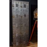 American Lockers 10 Doors Buff Steel 66.6 X 41 X 190cm