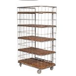 Bakers Rack Single Bookcase Plywood 93 X 56 X 160cm