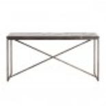 Versailles Console Marble Honed & Iron 152.6 X 44.5 X 76cm Follow The Trend For Industrial Style