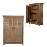 French Farmhouse Armoire Genuine English Reclaimed Timber 170 X 68 X 224cm
