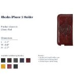 Rhodes I Phone Case Leather Scholar red 13 X 2 X 7cm