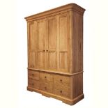 Kitchen Housekeeper Cupboard Genuine English Reclaimed Timber 196 X 68 X 249cm The Traditional