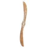 100% Salvage Propeller Genuine English Reclaimed Timber 244 X 27 X 10.5cm