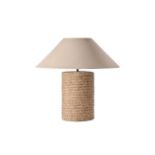 Rope Coil Table Lamp With Shade-S.L.Sne 30.5 X 30.5 X 65.7cm