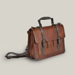 Mayfair Satchel-Bull & D.Blk 40 X 13 X 30cm