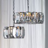 Facet Crystal Medium Chandelier Grey 78 X 78 X 42.5cm Comprises Of Sophisticated Materials: A