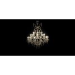 Crystal Large Chandelier 102cm Black & Gold 102 X 102 X 133cm the Crystal Chandelier From The