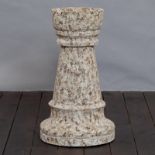 Uncle David Chess Castle (12inch) Handcrafted From Raw Materials Of Wood And Resin And Hand