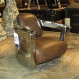 Mars Armchair Nut 74 X 78.5 X 78.5cm