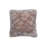 Antler Medium Cushion Vintage Moleskin Taupe 45 X 45 X 15cm