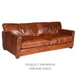 Viscount William Sofa 3 Seater Antique Whisky The Viscount William 3 Seater Sofa Is A Large Piece Of