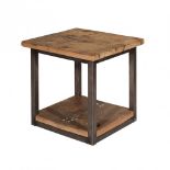 Axel lamp Table Natural Genuine Reclaimed Vintage Boat Wood Natural 60 X 60 X 60cm The Designers