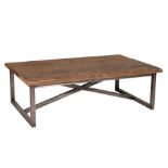 Axel Coffee Table The Axel Range Combines Old World And Industrial With Its Combination of Reclaimed