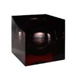 Jet Cube With Sphere Sm 15x15x15cm-Smoked 15 X 15 X 15cm