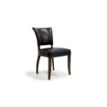 Mimi Dining Chair Sioux Charcoal And Black A Range Of Wooden Legs And Beautiful Leathers Make The