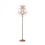 Crystal Floor Lamp-Antique Rust 46 X 46 X 178cm