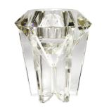 Diamond Tea light-Smoked 15.3 X 15.3 X 18.5cm Handcrafted In Artisan Houses By Master Perfumers, Our
