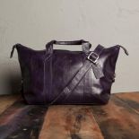 Rhodes Weekender Leather Scholar Navy 45 X 26 X 32cm