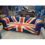 Bensington Sofa 3 Seater Union Jack 242 X 97 X 78cm This The Designers Established Global Classic