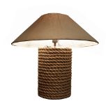Coolie Shade Hemp Sand 75.5 X 75.5 X 26cm The Rounded Shape And Opal Interiors Of These Coolie