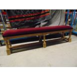 Elegant Oak Sofa 3 Seater 224 X 100.5 X 107cm