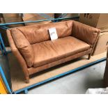 Leather 2 Seater Sofa