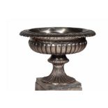 Original Grand Library Urn-Polished Iron 76 X 76 X 56cm