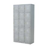 American Lockers 15 Doors Buff Steel 98.2 X 41 X 190cm