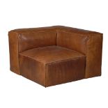 Scruffy Corner Piece Antique Whisky 118 X 118 X 76cm This Casually Sophisticated Sofa Collection