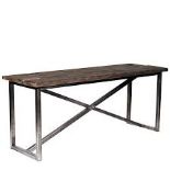 Axel Console Table The Axel Range Combines Old World And Industrial With Its Combination of
