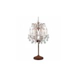Crystal Table Lamp Antique Rust The Crystal Table Lamp Is Made Entirely From Individual Crystals