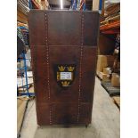 Oxford Secretary Trunk Library Brown With Crest 97 X 71 X 193cm The Designers - Oxford Secretary