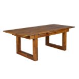 Old School Gym Ext Dining Table 280 340 342 X 100 X 79cm The Old School Gym Extending Dining Table