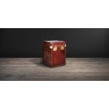 Paris Trunk Oxide Brass 41.5 X 41.5 X 56cm Borrowing Inspiration And Details From The Vintage