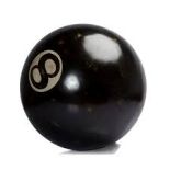 Large Ball 8 Ball 100 X 100 X 100cm Crafted From Fibreglass These Giant Balls Are A Great Bit Of