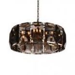 Facet Rectangular Sm Pendant 105x41cm-Natural 105.4 X 41.5 X 30.5cm