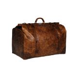 Giant Gladstone Bag Big Croco Dark Tan The Ultimate Classic Leather Luggage Piece Inspired By The