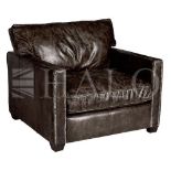 Viscount William Sofa Single Seater Old Saddle nut 101 X 101 X 88cm The Viscount William Is A