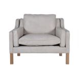 Imesh Sofa Single Seater Ridegun & weathered Oak The Imesh Compact Sofa Features Double Support Arms