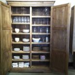 Kitchen Butler S Cupboard Genuine English Reclaimed Timber 167 X 48.5 X 255cm A Butler's Pantry