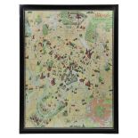 Maps Moscow Art Black Wood 217.5 X 4 X 166.7cm These Frame City Maps Pay Homage To Each City's