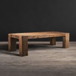 English Beam Dining Table Epic In Proportion, The English Beam Dining Table Stands Ready For The