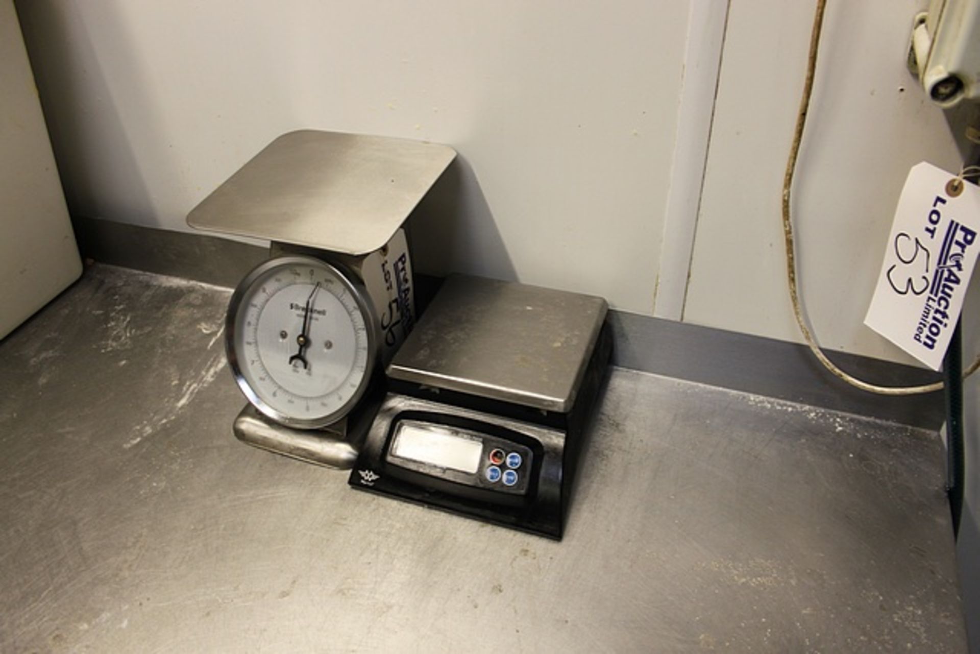 2 x pan weigh manual balance scales