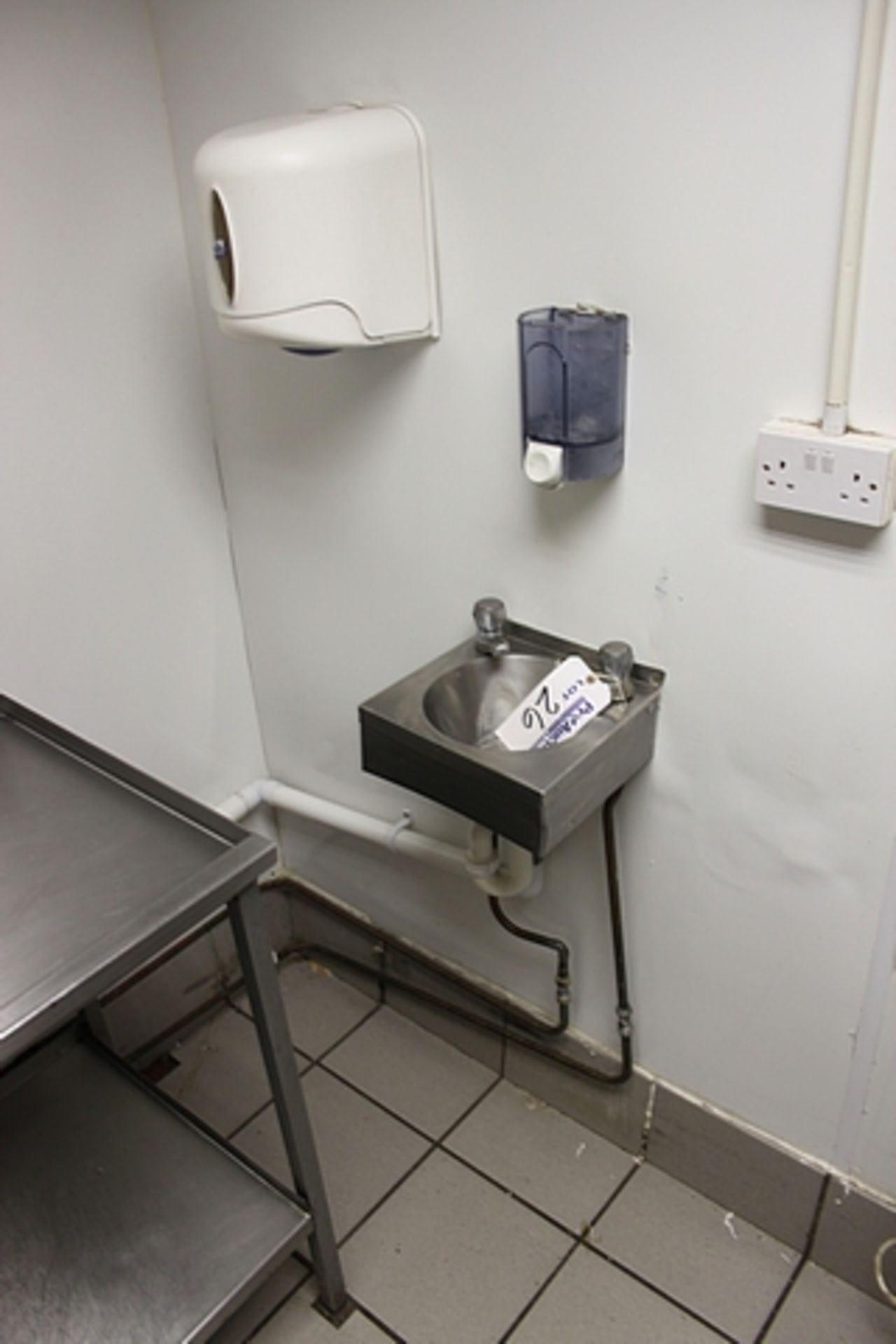 Stainless steel hand wash wall mounted basin