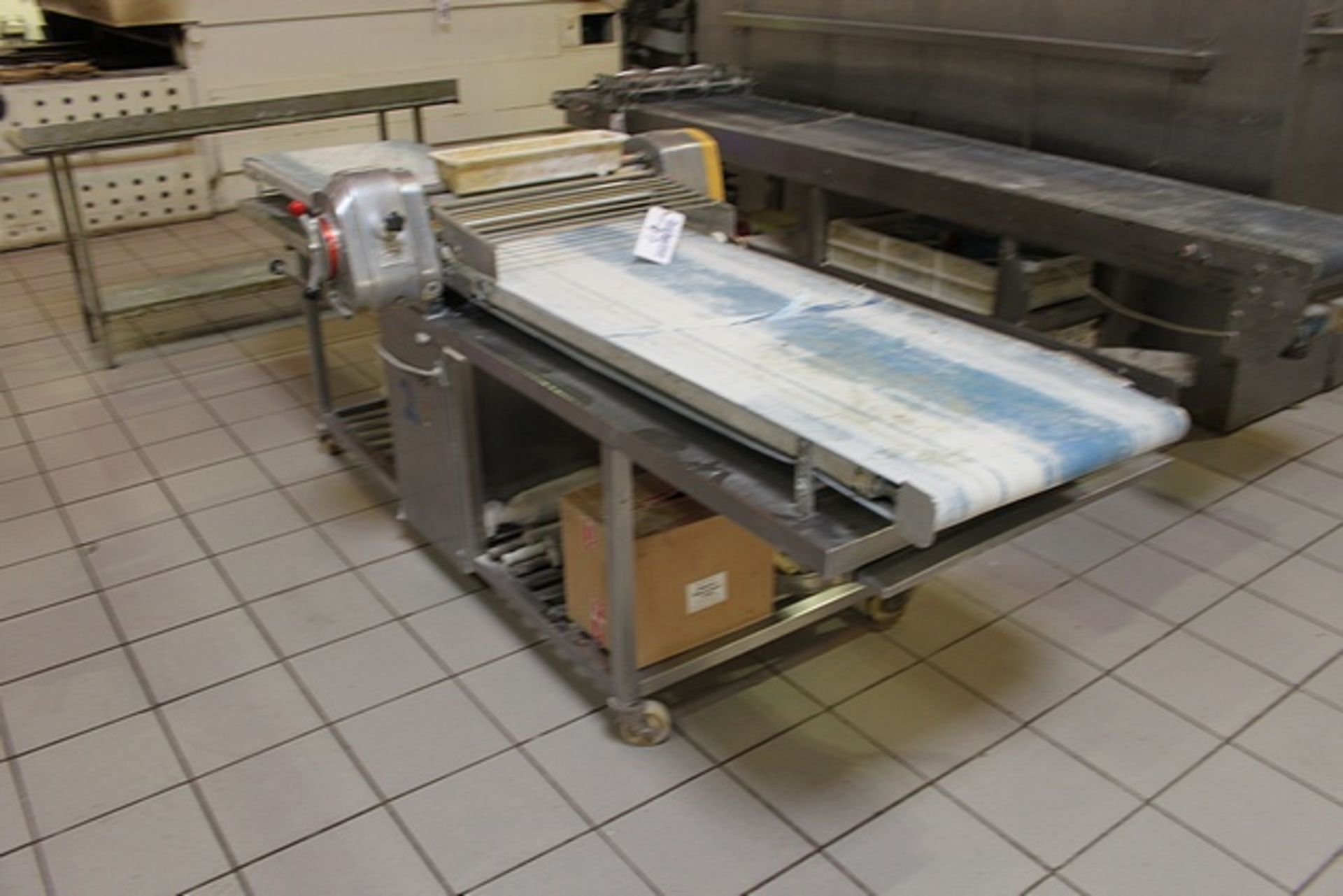 Rondo SFA64 pastry break 600mm belt tables 1600mm length (S/n A6131022)