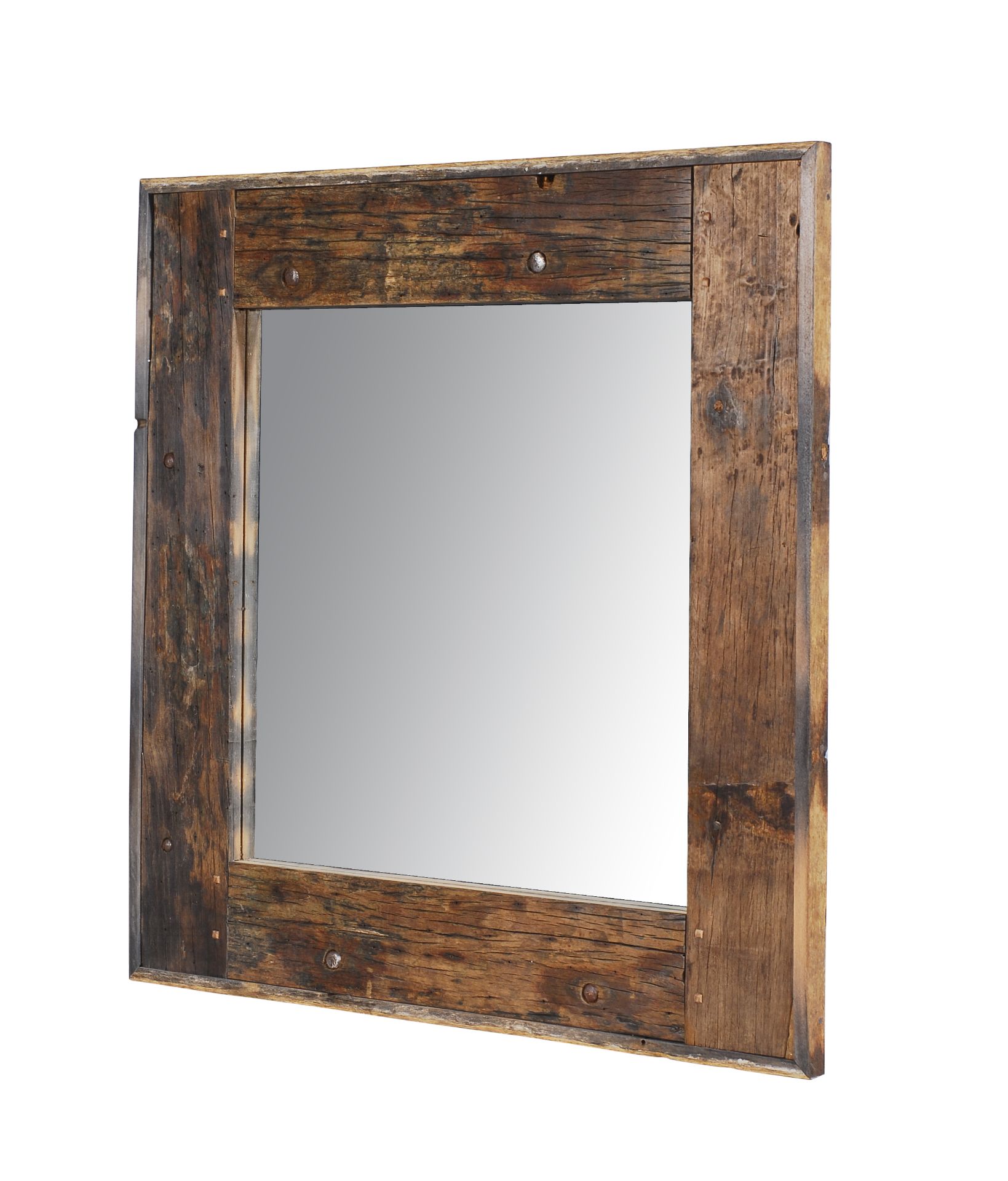 Axel Mirror The Axel Mirror Crosses Old World And Industrial With Its Combination of Reclaimed - Image 2 of 2