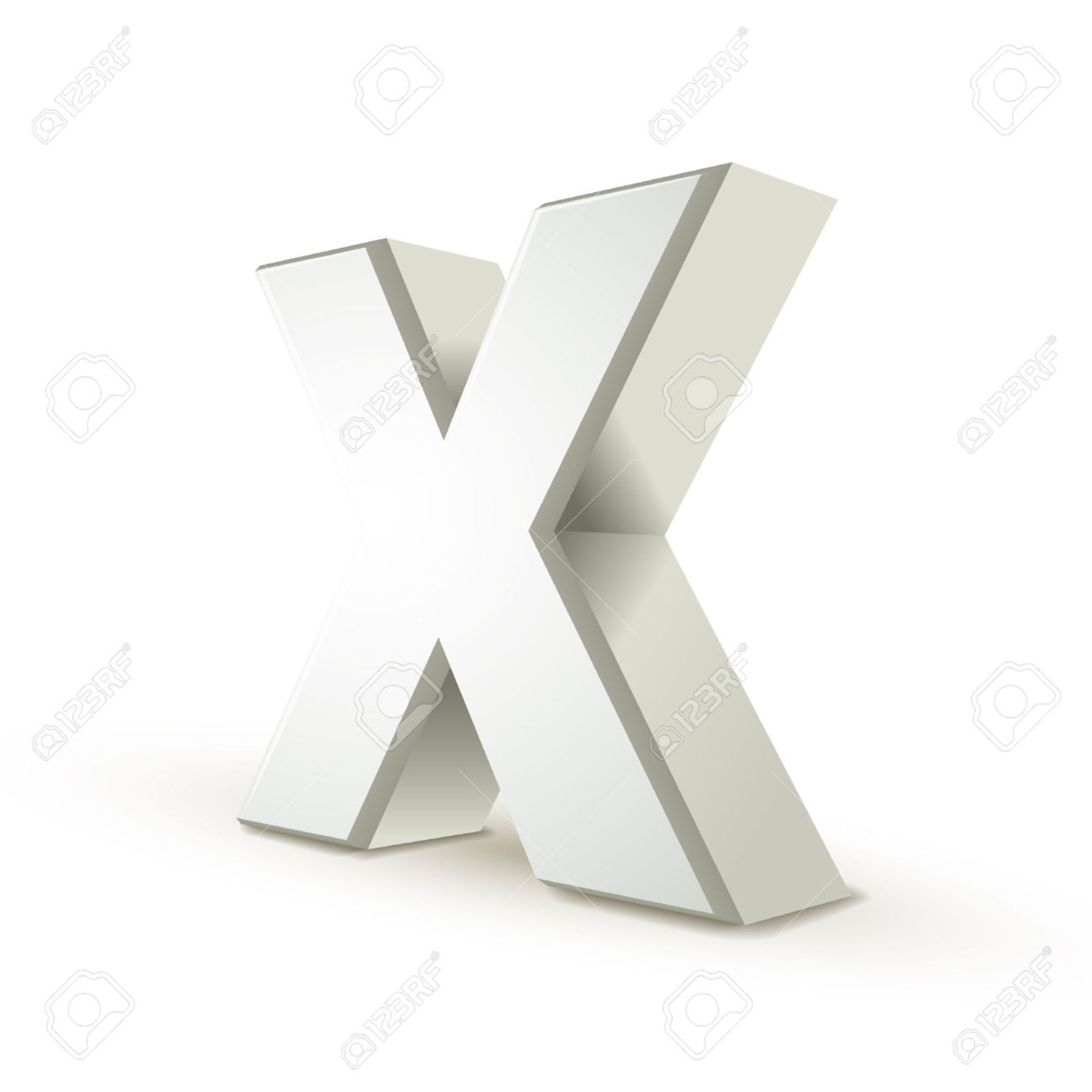 Letter X Metal -Aero 46 X 10 5 X 50 5cm - Image 2 of 2